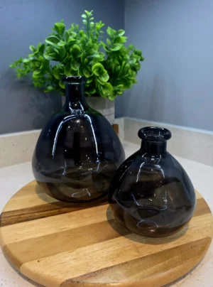 Navy Blue Set of 2 (Vases 1 x Big, 1 x Small)