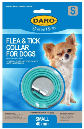 Flea & Tick Collar for Dogs - Small - Daro