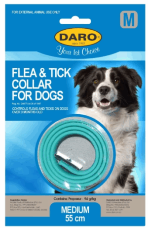 Flea & Tick Collar for Dogs - Medium - Daro