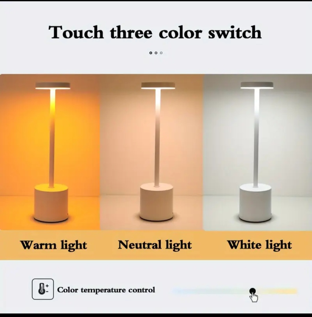 Touch Table Lamp - Gold - Image 3