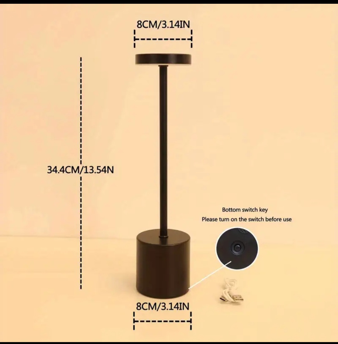 Touch Table Lamp - Gold - Image 2