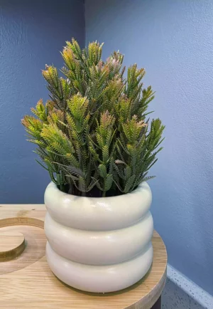 Cream Ceramic Potted Artificial Plant – Fall