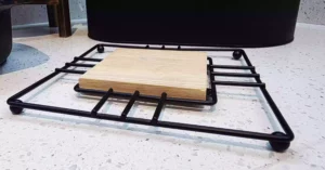Metal & Wood Heat-Resistant Pot Stand – Square